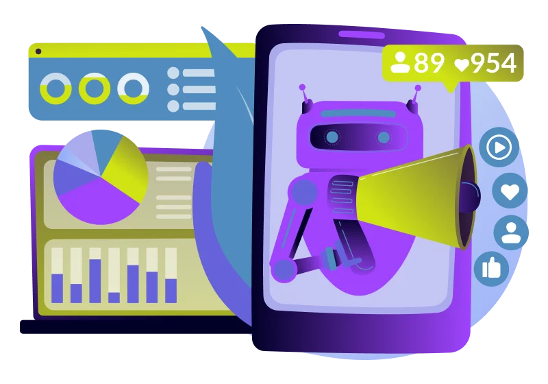 Banner image for AI-Powered Marketing services by BrandPipal