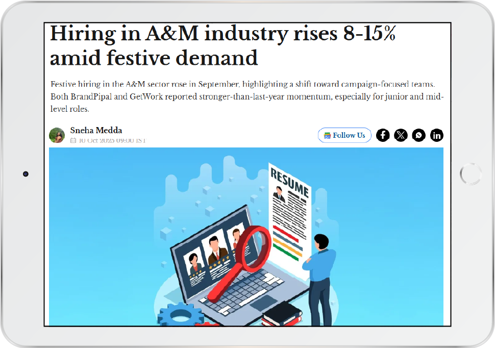 News article snapshot featuring BrandPipal